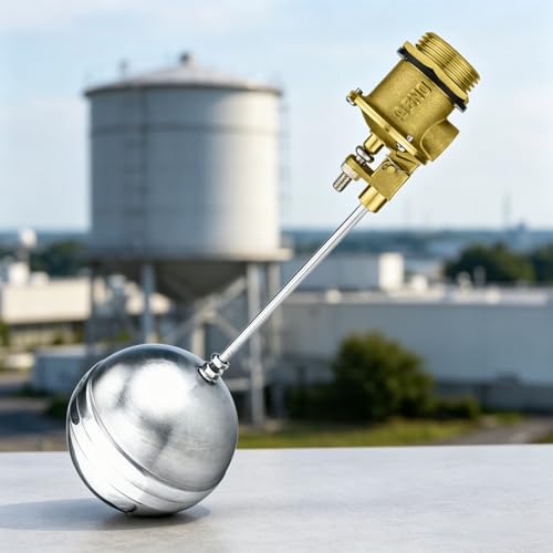 Válvulas de bola flotantes de latón ajustables y controladores 7