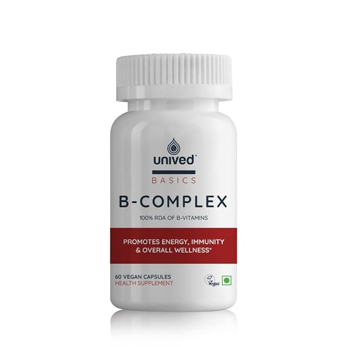 Unived Basics 100 RDA of 8 Essential BVitamins Healthy