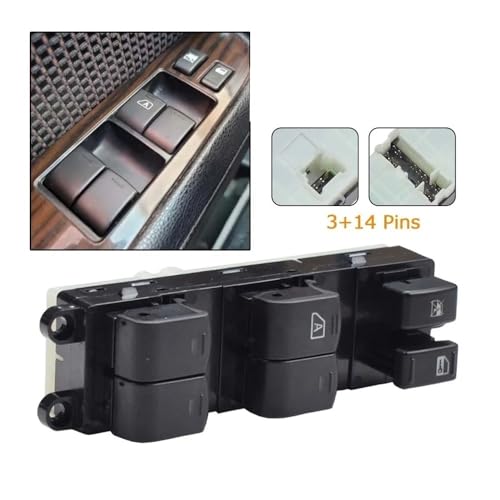 Commande lève-vitre pour Tiida LHD 2006-2010 | Commutateur 25401-ED000