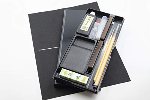 漆風箱入り　大人の書道セット 漆風箱入り 大人の書道セット 漆風箱入り 大人の書道セット