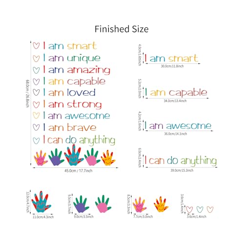 Vinilo decorativo inspiracional para pared con frases motivadoras miniatura 3