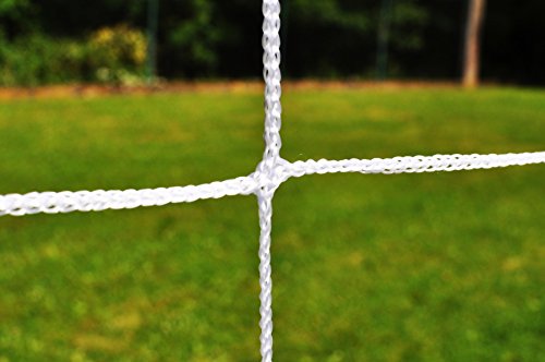 Rete per Porte da Calcio 4 x 2 m- Diametro 2mm - Bianca - Solo Rete da Calcio