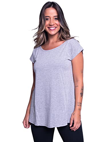 Kit 3 Blusa Mullet Feminina Academia Fitness Treino Camisa Conforto Cor:Sortido;Tamanho:GG;Gênero:Mu