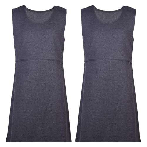 Robe d'école plissée sans manches pour filles de 3 à 14 ans - 4