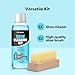 Choppie 2-in-1 Shoe Cleaner Kit (4.06 Fl Oz Shoe Cleaner + Shoe Brush), Suede Shoe Cleaner, Shoe Cleaning Kit for Sneakers, Suede, Leather, Mesh Shoes, and Tennis Shoes