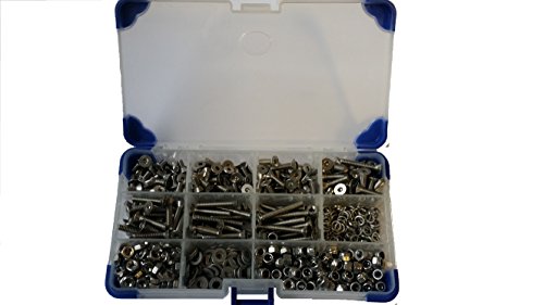 Acero inoxidable M3 M4 M5 M6 Socket avellanados tornillo Surtido, K-10009