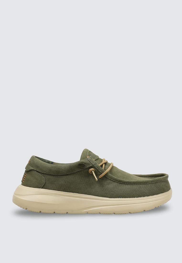 HEYDUDE Slip On Wally Comf Worn Twill 2LS - Sand 40