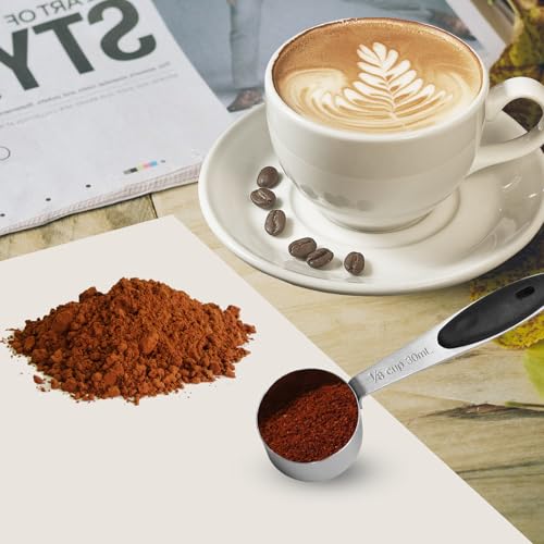 Vaso medidor Jiozermi de acero inoxidable 30 ml con mango miniatura 6