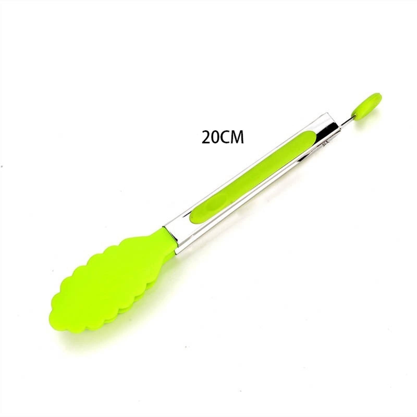 Kochzange, Küchenzange aus Edelstahl, Lebensmittelzange aus Silikon, Lebensmittelqualität, rutschfeste Grillzange, Utensil, Kochklammer (blau)