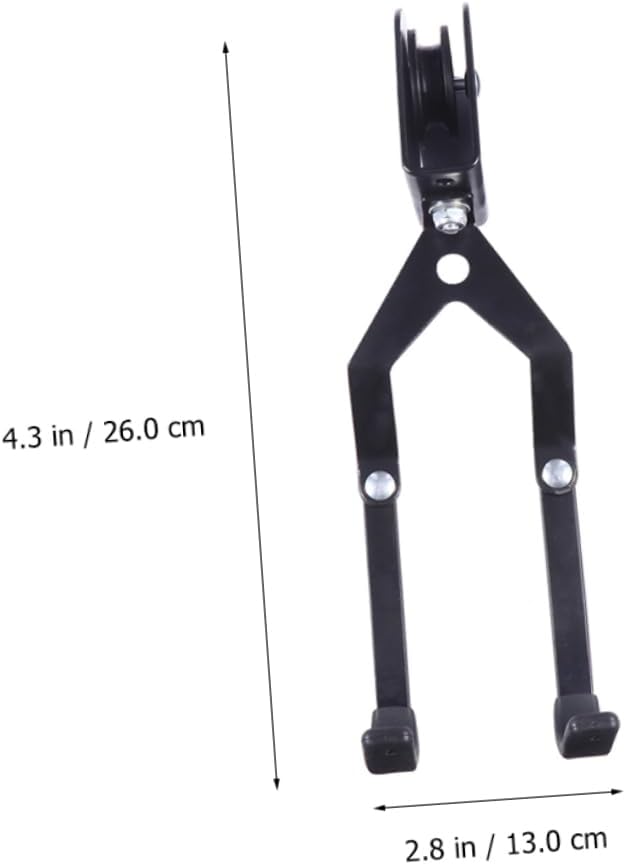 ibasenice 1 Set Hoist Ceiling Lift Rack for Racks for Garage Mounted Storage Bike Wall Hook Bike Hanger Hanging Rack Bike Wall Stand Holder Steel Black