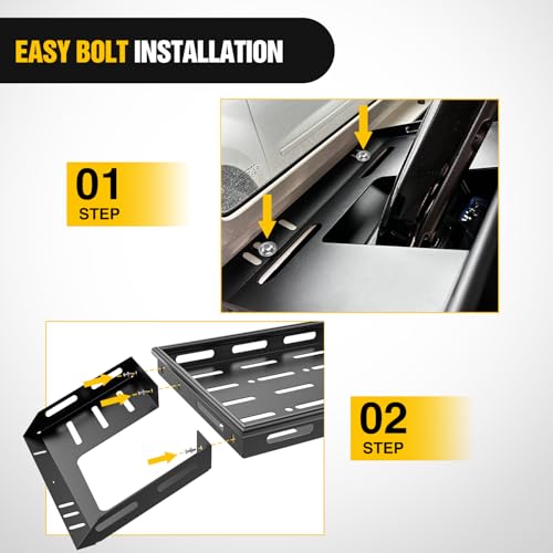 Image of Nilight Interior Storage Rear Trunk Cargo Rack Basket Tray Interior Storage Luggage Carrier for 2007-2025 Wrangler JK JKU & JL JLU Unlimited 4-Door Hardtops