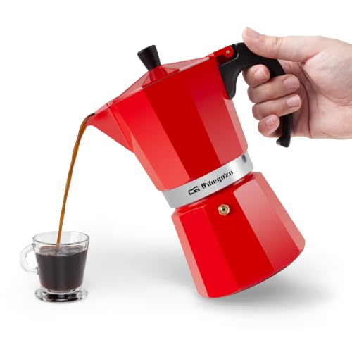 Orbegozo Cafetera Italiana KFR 1240 A 12 Tazas Rojo