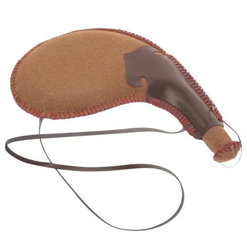 Bota de cuero Healeved para vino 1L para camping y senderismo