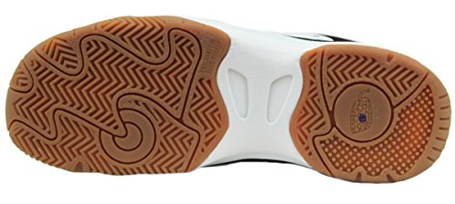 Python Wide (EE) Width Indoor Mid Racquetball (Squash, Indoor Pickleball, Badminton, Volleyball) Shoe (White and Black Colors Available)3