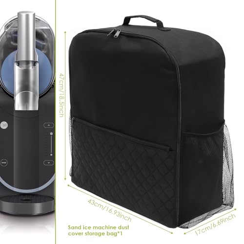 Bolso organizador para máquina de slushie SLUSHi FS301 y FS299, estuche portátil para máquina de bebidas heladas al aire libre con diseño de apertura frontal y bolsillo grande para accesorios miniatura 2