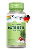 Solaray Rote Bete Kapseln, 100 vegane Kapseln, Rote-Bete-Vollwertpulver