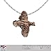 Bobwhite Quail Pendant, Copper Plated, BC032PEN, 1.5 Inches, 100% Handmade in the USA, Game, Bird, Nature, Realistic, Metal, Necklace, Charm, Over 3100 Unique Designs