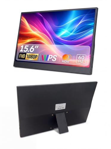 Image of Portable Monitor, 15.6'' 1080P USB C HDMI Portable Second External Monitor