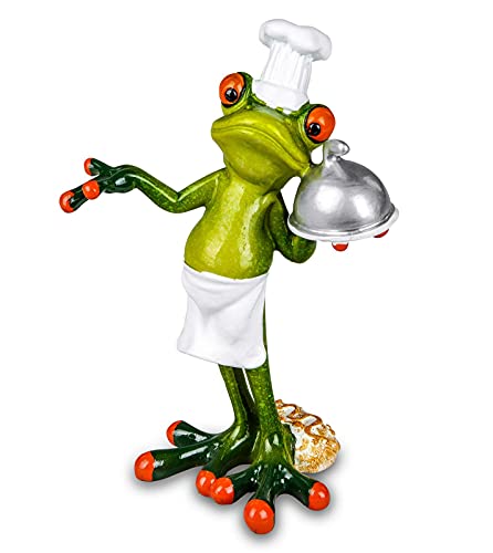 formano lustige Frösche Figur Koch Poly 17 cm