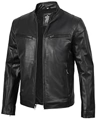Clintn - Black Cowhided Men Jacket