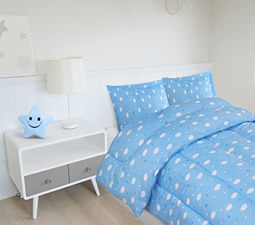 Utopia Bedding All Season Cloud Comforter Set With 2 Pillow Cases - 3 Piece Soft Brushed Microfiber Kids Bedding Set For Boys/Girls – Machine Washable (Twin/Twin Xl) #TOP4