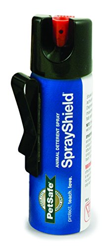 PetSafe SprayShield Animal Deterrent with Clip, Citronella Spray up to 10 ft, Protect