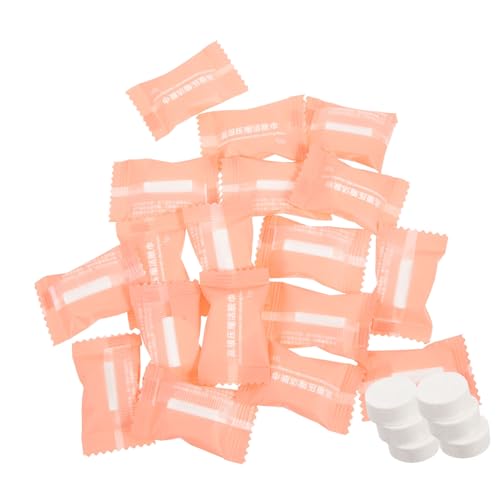 Healeved 50pcs Disposable Face Washcloths Compressed Travel Towels Portable Soap Sheets for Home Outdoor Odor-free No Chemicals