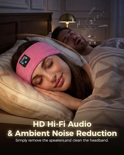 Image of Sleep Headphones Bluetooth Sleeping Headband, Sleeping Headphones Music Sports Headband, Ultra-Soft Earphones Headband for Side Sleepers, Sleep Gifts for Men Women