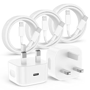 iPhone 14 13 12 11 Fast Charger Apple MFi Certified,2Pack 20W PD USB C Charger Plug UK with 1/2/3M USB C to Lightning Charging Cable for iPhone 14 13 12 11 Pro Max XS XR X 8,iPad