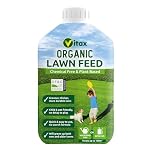 Vitax Ltd 5OLL1 Chemical-Free and Plant Based, Organic Liquid Lawn Feed Concentrate, 1L (Treats up to 100m2)