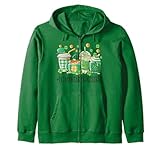 Grundbuchamt für Kaffeeliebhaber am St. Patricks Day Kapuzenjacke