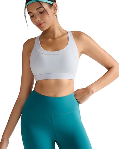 Image of RUNNING GIRL Sports Bras for Women High Support,Racerback Supportive Molded Cup Sports Bra with Sewn in Pads