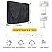 SELUGOVE Mobile TV Stand Cover for 45-60 Inch Waterproof Moisture-proof Dust-proof TV Screen Protection Cover