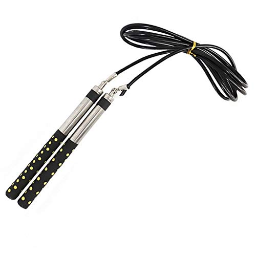 Comba Crossfit Cuerda de salto Fitness PU Cuerda, mango de metal Selección de multicolores Cuerda de alta velocidad Unisex Profesional Saltar Cuerda Saltando Estilo Libre Ajustable Saltar Cue