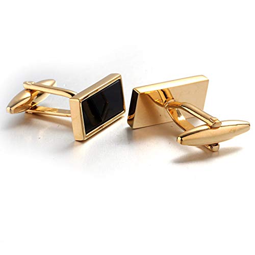 Set de Mancuernas para Hombre Daesar Dorado y Negro miniatura 4