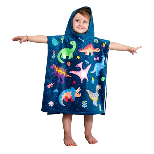 Theonoi Kinder Poncho Badeponcho Kapuzenhandtuch/Bademantel...