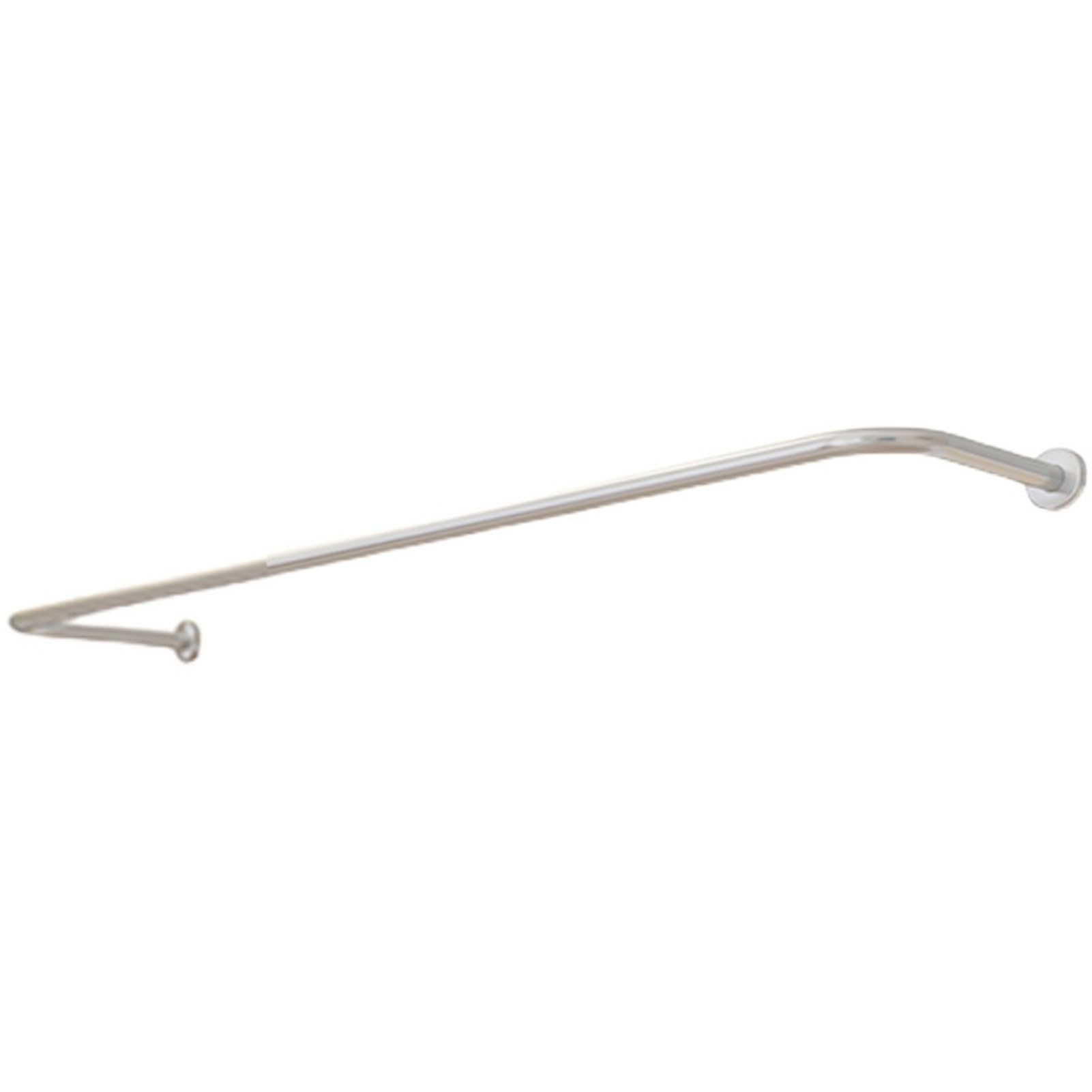 Perchero de pared de acero inoxidable barra desmontable para colgar y ahorrar espacio