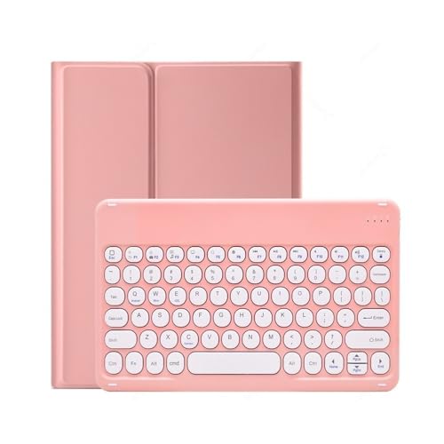 Clavier détachable pour taper facilement sur étui rose Lenovo Tab P11 Pro