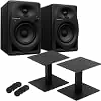 Pioneer DM-40D モニタースピーカー ペア DM-40D-W 4 インチ アクティブ モニタースピーカー