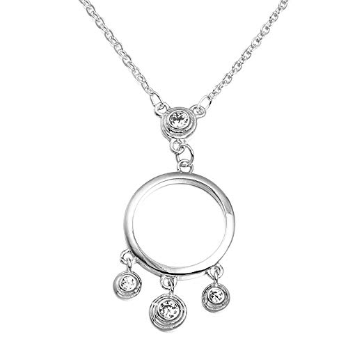 Collier argent sterling S925 femme maille clavicule haute qualité