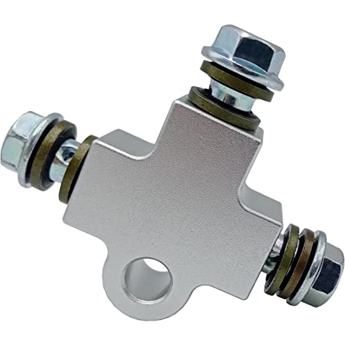 Conector hidráulico moto de 3 vías para solucionar la falta de mordiente en frenos de disco doble 4