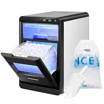 VIVOHOME Nugget Ice Maker Countertop, 45 lbs/Day