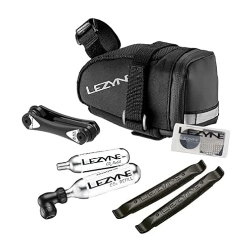 LEZYNE, Borsa/portaborracce da reggisella Caddy, Nero (Schwarz), 0,5