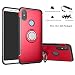 Produktbild Labanema Xiaomi Mi A2 / Mi 6X Hülle, Ring Kickstand 360 Grad rotierenden Fingerring Grip Drop Schutz Stoßdämpfung Weichen TPU Cover für Xiaomi Mi A2 / Mi 6X-Rot