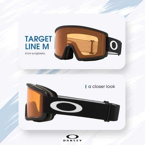 Image of Oakley Target Line MEDIUM /LARGE Ski Goggles for Men for Women | In White, Posideon & Celeste. Bonus kit: cleaning spray, cloth, screwdriver & mirror.