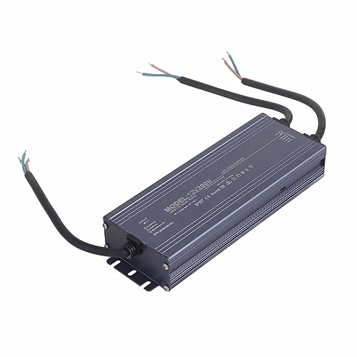 YWBL-WH Alimentazione Impermeabile, Driver di Alimentatori a LED IP67 Driver 200 W per Telecamere di Sorveglianza, Strisce di Luce a LED, Scatole di Luce e Tubi di Guardrail (12V)