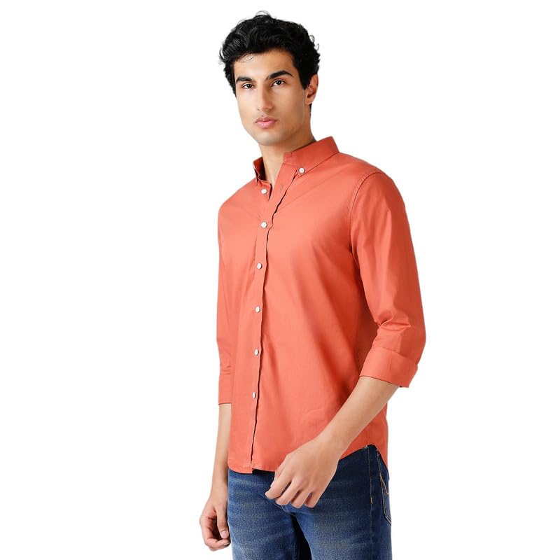 Image of MARK & ALBERT Men's Cotton Formal Shirt