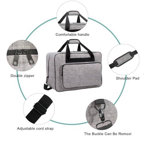 Sewing Machine Carrying Case with Padded Handles, Large Sewing Machine Bag by Haroranax - Used condition - Image 3