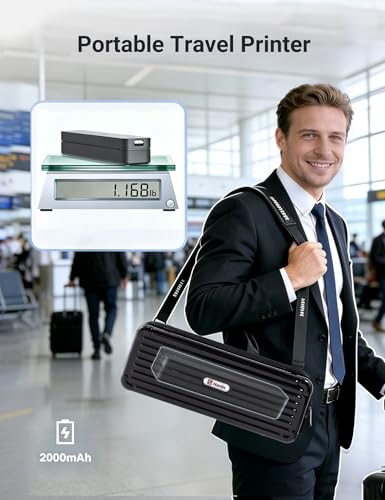 Image of iDPRT MT610Pro Portable Thermal Printer with Carry Case & 200 Sheets Paper