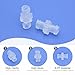 Hynec Radiation-Resistant Polypropylene Female Luer Lock Coupler Adapter, EO-Sterilized, Individually Packaged, for Industrial & Laboratory Use (10)